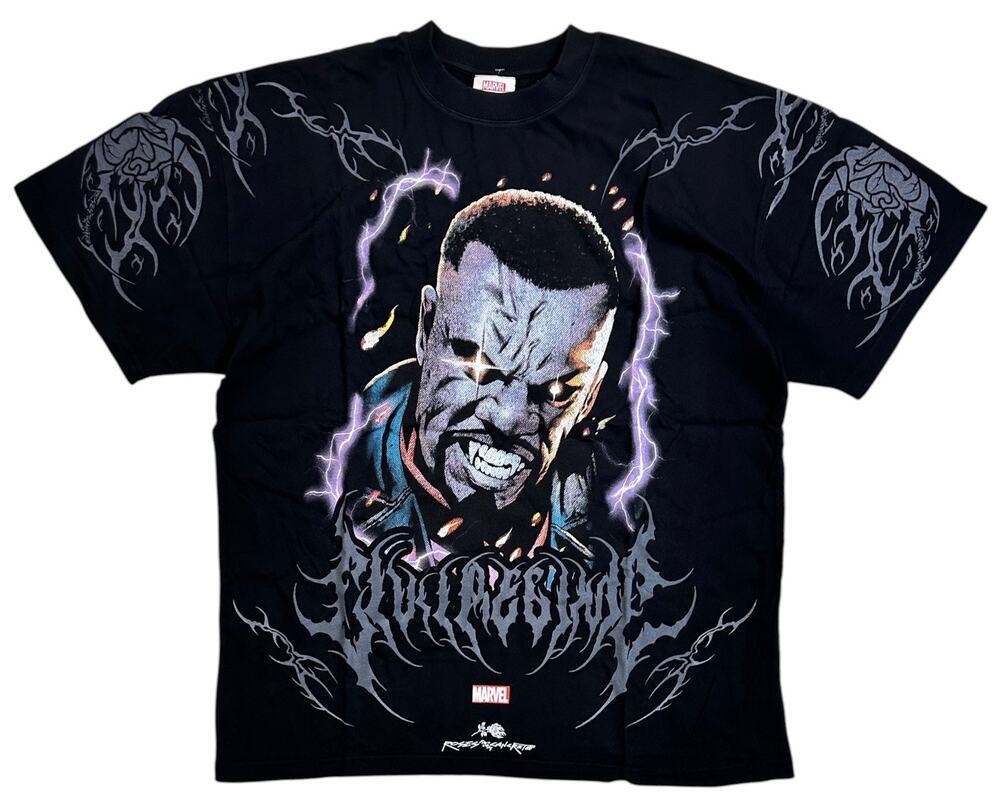 Civil Regime X Marvel Blade American Classic Heavyweight Tee T-Shirt